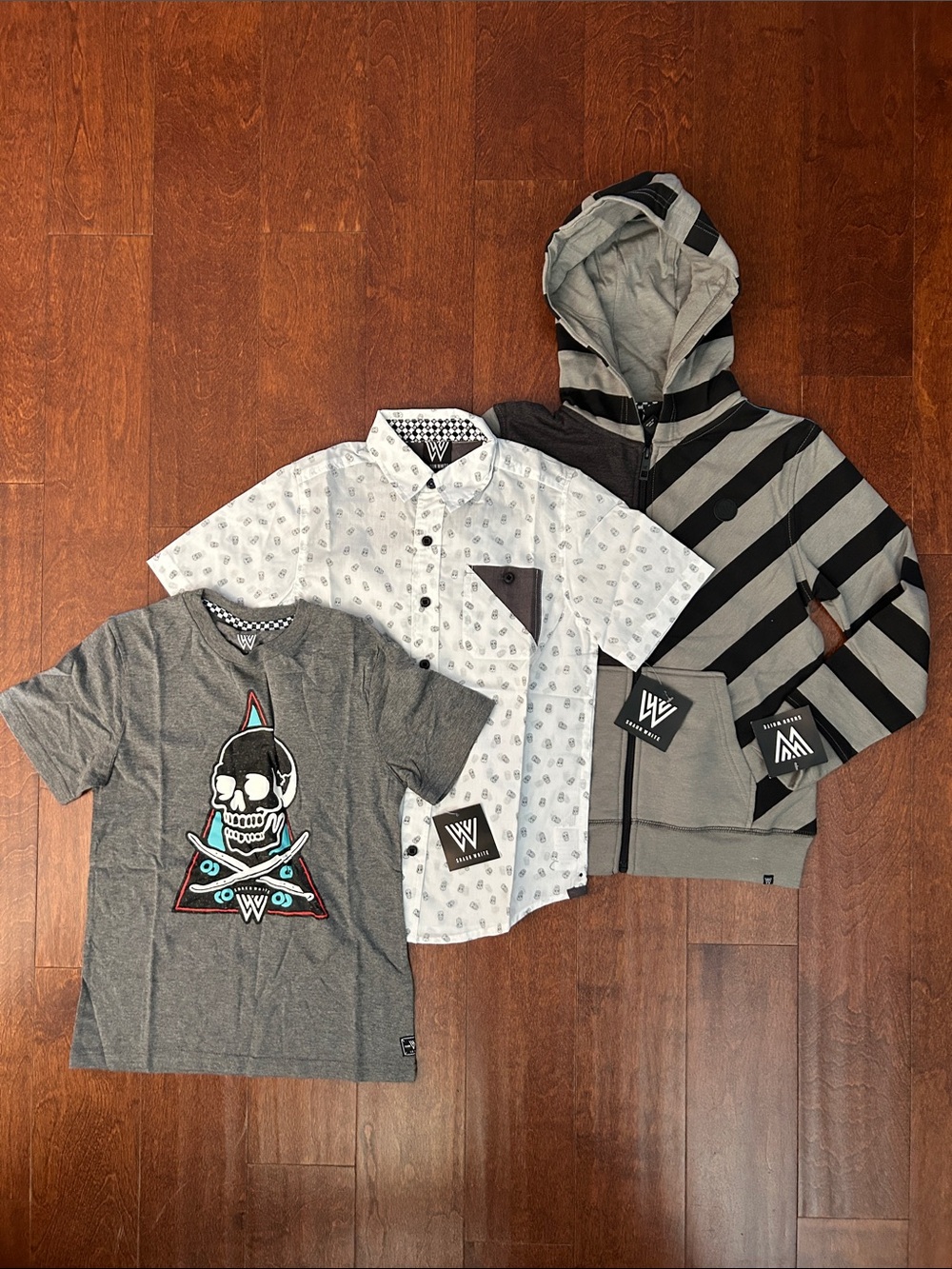 Shaun White Three Piece Skater Kid Bundle, Size Small (6/7), NWT